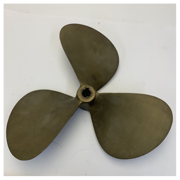 USED Vetus P3B-17X14R Propeller 3-Blade Brass Right Handed 30 mm