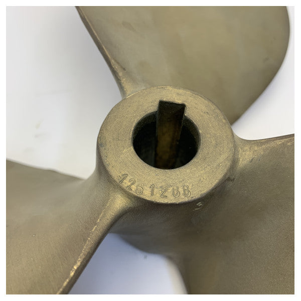 VERWENDET Vetus P3B-13X11R Propeller 3-Blatt Messing Rechtsdrehend 25 mm