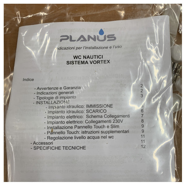 Sanitário Elétrico Marinho Planus Elite 24V Alto com SoftClose