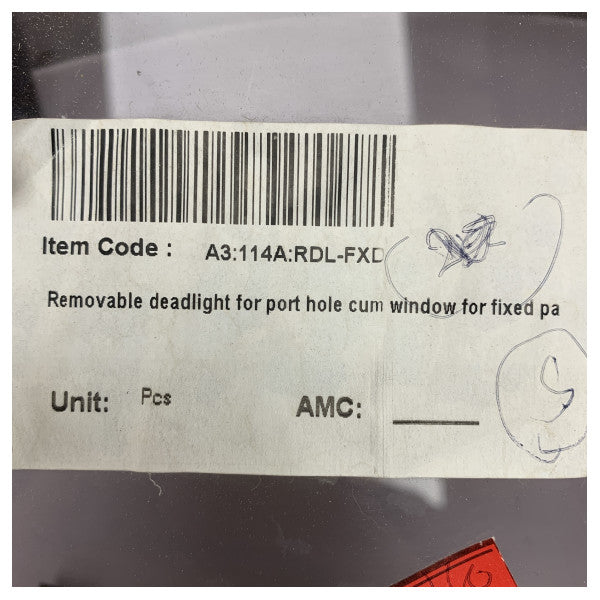 オールファー・テンペスタ ステンレス鋼製オーバルポートホール開口 - 114A - RDL-FXD