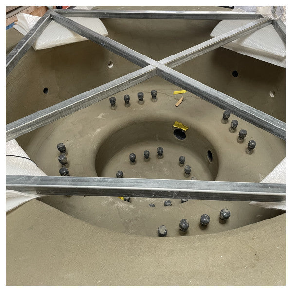 CRN Round Wheelhouse Jacuzzi Bathtub - C.138