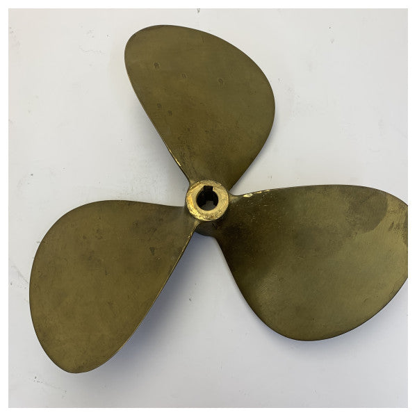 GEBRAUCHT Vetus P3B - 14X12R Propeller 3-Blatt Messing Rechtsdrehend 25 mm