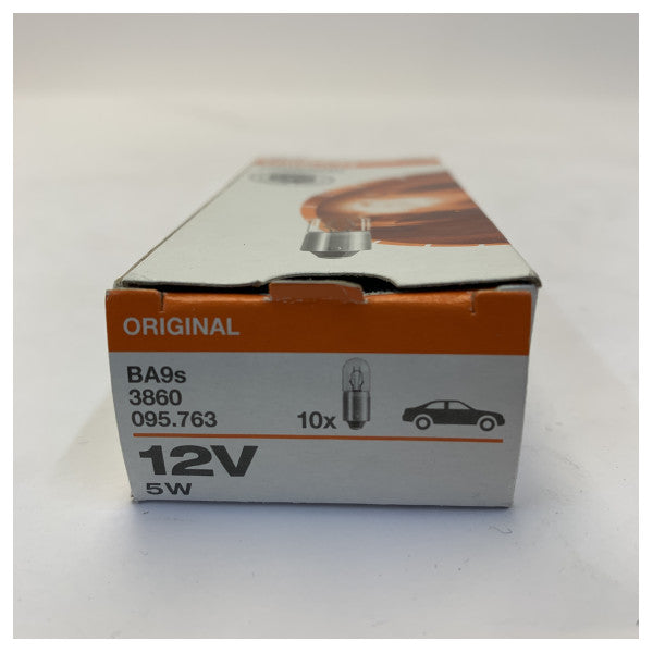 OSRAM 24V 10W морска навигационна крушка BA15S 10 бр. в кутия