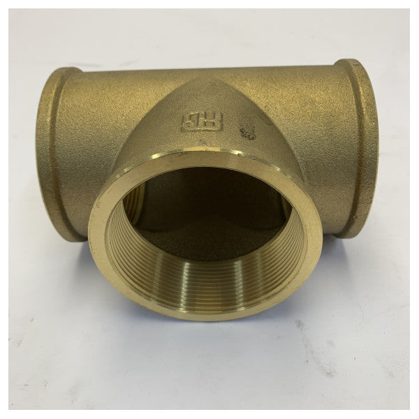 Guidi Brass T-Fitting 2 1/2 tommer - Marine Yacht Hardware - 0130#100009