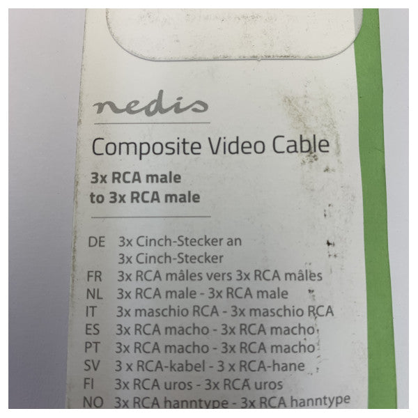 RCA zu RCA Audio/Video Kabel - 1,5 m - Unterhaltungssystem