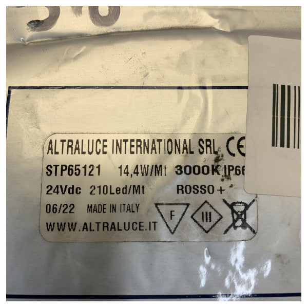 Altraluce STP 65121 LED-stripe IP65 3000K Varm Hvit - LED-belysning
