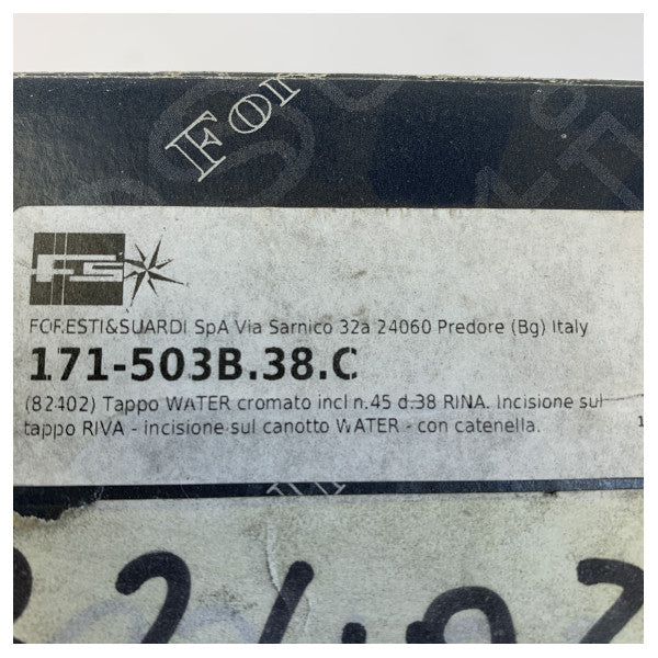 Foresti Suardi Su Su Hazne Doldurma Kapağı 38 mm 503-B - Yat Donanımı - 171-503B-38-C
