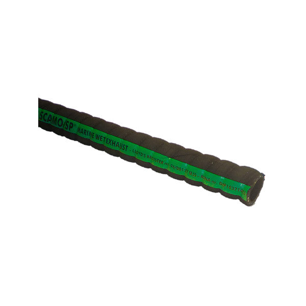SCAMO/SP/CAJ Marine Exhaust Hose D80 mm Black - 1M