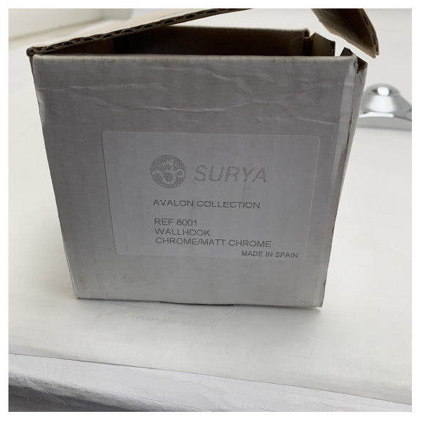 Surya REF8001 Marine Chrome Wall Hook