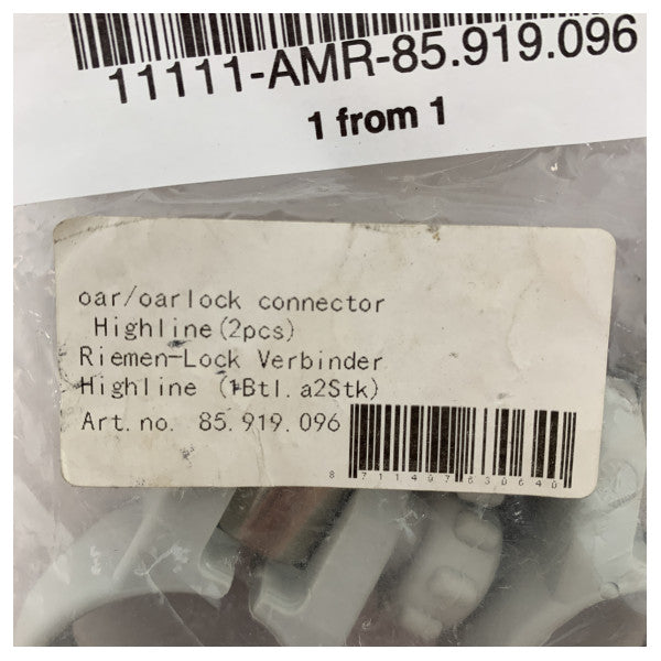 Highline Durable Marine Oarlock-kopplingar uppsättning om 2 - korrosionsbeständiga Rowlock-kopplingar för båtåror