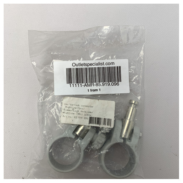 Set di 2 giunti durevoli Highline per remo marino - Connettori Rowlock resistenti alla corrosione per remi da barca