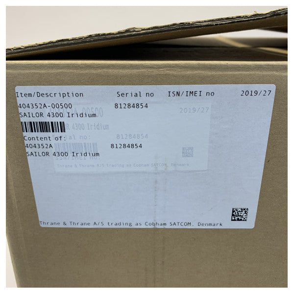 Sailor Iridium 4300 VSAT Satellit Komunikazzjoni Antenna - 404352A-00500