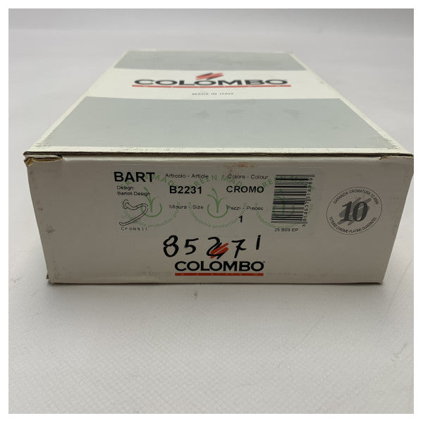 Χρωμιωμένη θήκη πετσετών Colombo από ανοξείδωτο χάλυβα - B2231