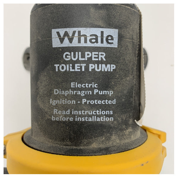 USED Whale Gulper Black Water Toilet Pump 12V