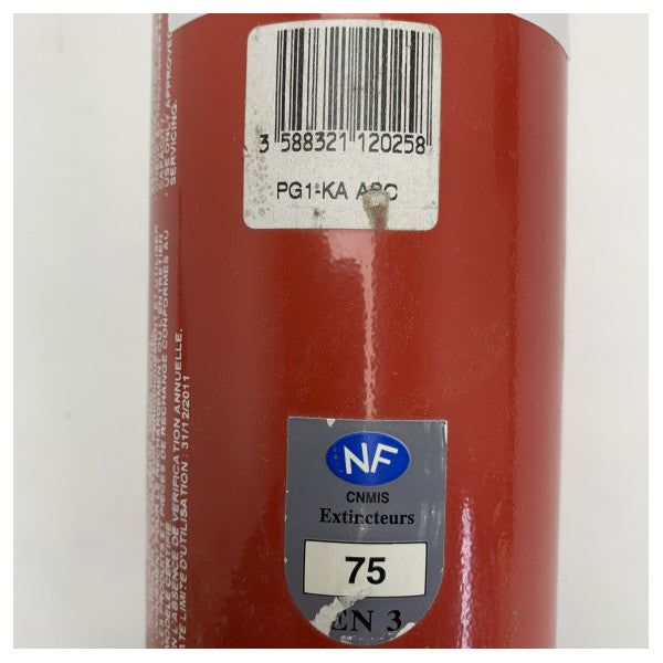 Extincteur de feu ABC poudre marin 1kg | Léger