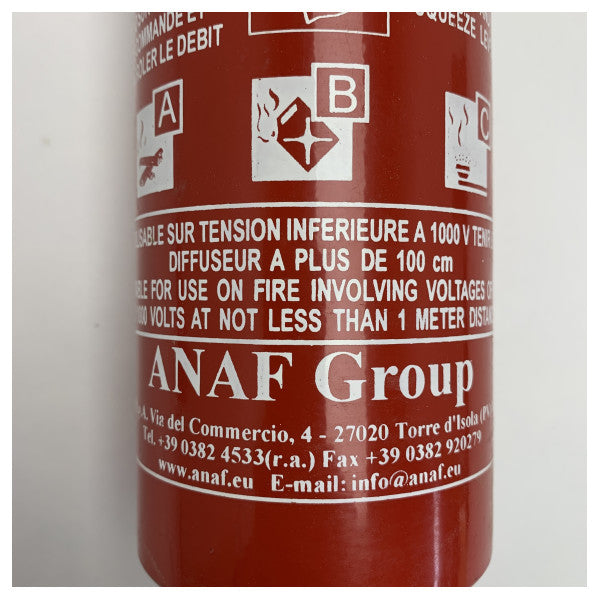 Extincteur de feu ABC poudre marin 1kg | Léger
