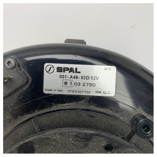 SPAL VEX3612 12V Marine Fan 360 M3/h