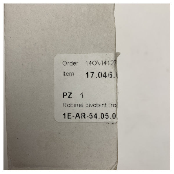 Osculati Χρωμιωμένος περιστρεφόμενος βρύση Slide σειράς χαμηλής κρύας νερού - 17.046.03