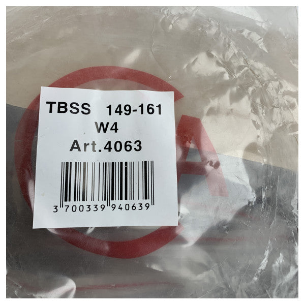 Aston TBSS rustfrit stål slangeklemme 149 - 161 mm - W4 - 4063