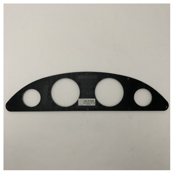 Uttern D/T55 rat instrumentbræt sort 4 målere - 874248