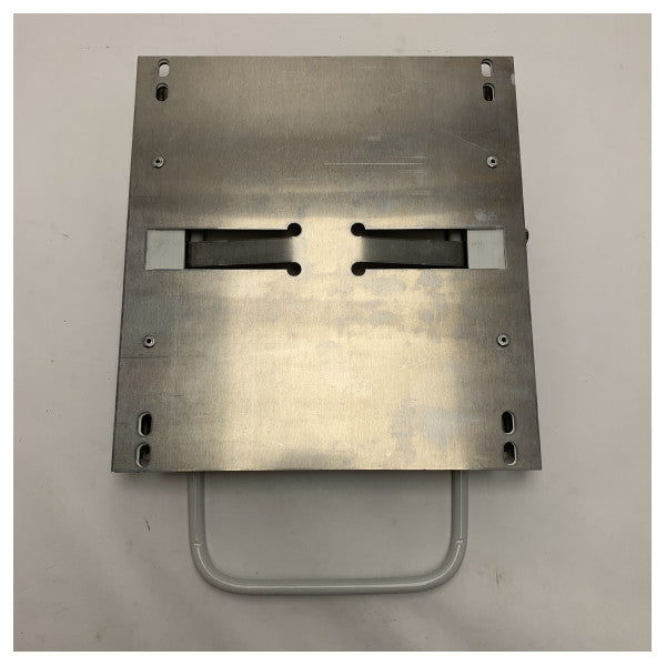 Norsap adjustable pilot seat base silver aluminium - 3751/640