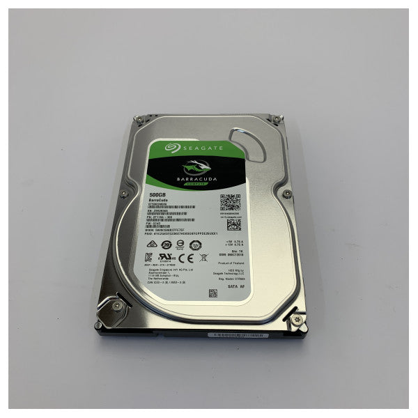 Seagate BarraCuda 500GB Disco Rigido Interno - 3,5 pollici SATA 6Gb/s 7200rpm 32MB HDD
