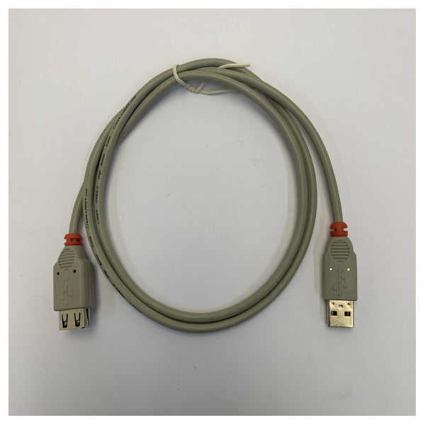 USB 2.0 Forlængerkabel - USB-A Han til USB-A Hun - 1m Hvid