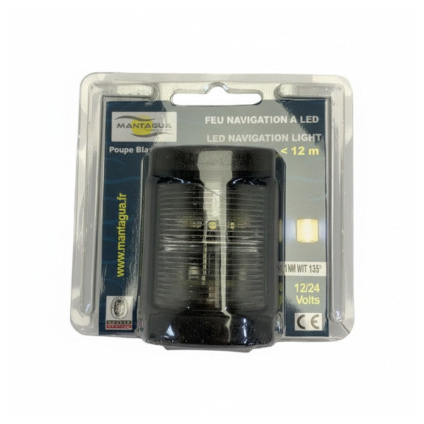 Mantagua Classic akterlanterna 1NM vit 135 grader - marin navigationslampa