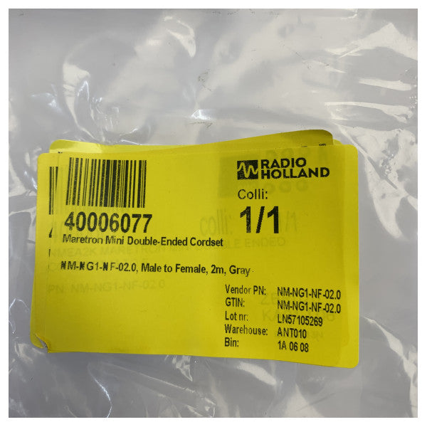 Maretron NM-NG1-NF-02.0 Mini Double-Ended Cordset - Han til Hun - 2m