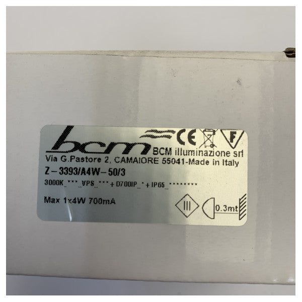 BCM Jack 1-50 Marine Spot encastré fixe 3393/R4W-50 Chrome