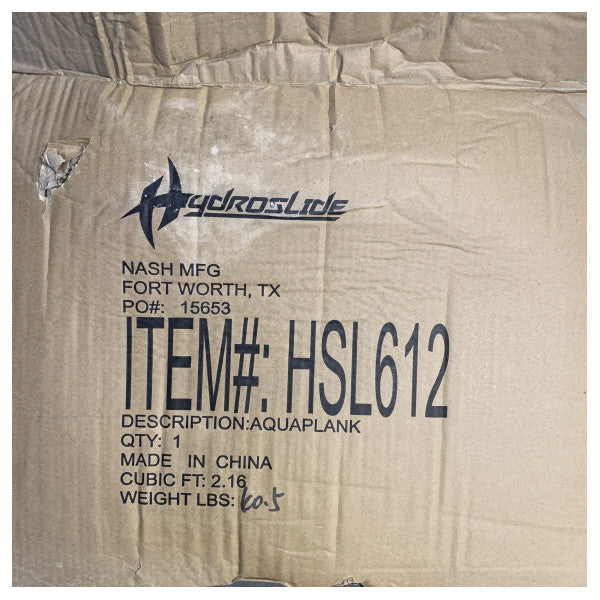 Hydroslide Aqua Plank uppblåsbar flytbrygga 12 x 6 fot - HSL612