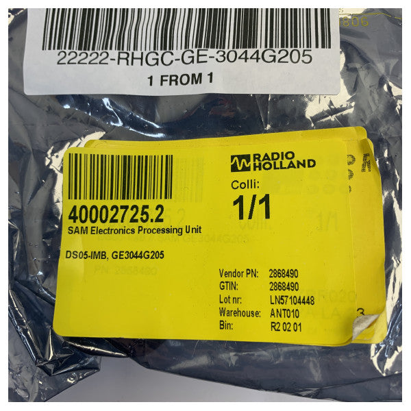 Unidade de Processamento SAM Electronics DS05-IMB GE3044G205 - Sonar Submarino
