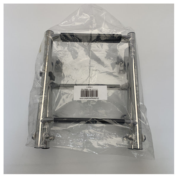 オールパ ステンレス鋼スイミングはしご 3 ステップ黒 - 888743