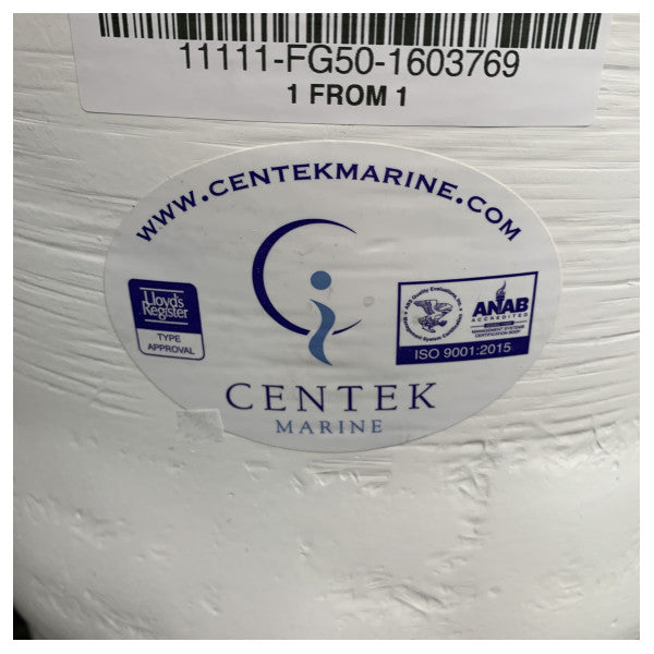 Centek Combo-Sep Marine Udstødningsdæmper Separator - 4 x 3 x 2.5 Tommer - 1603769