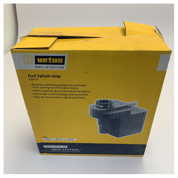 Vetus FS5116 Proteção contra transbordo de combustível sem derramamento D51/38 mm