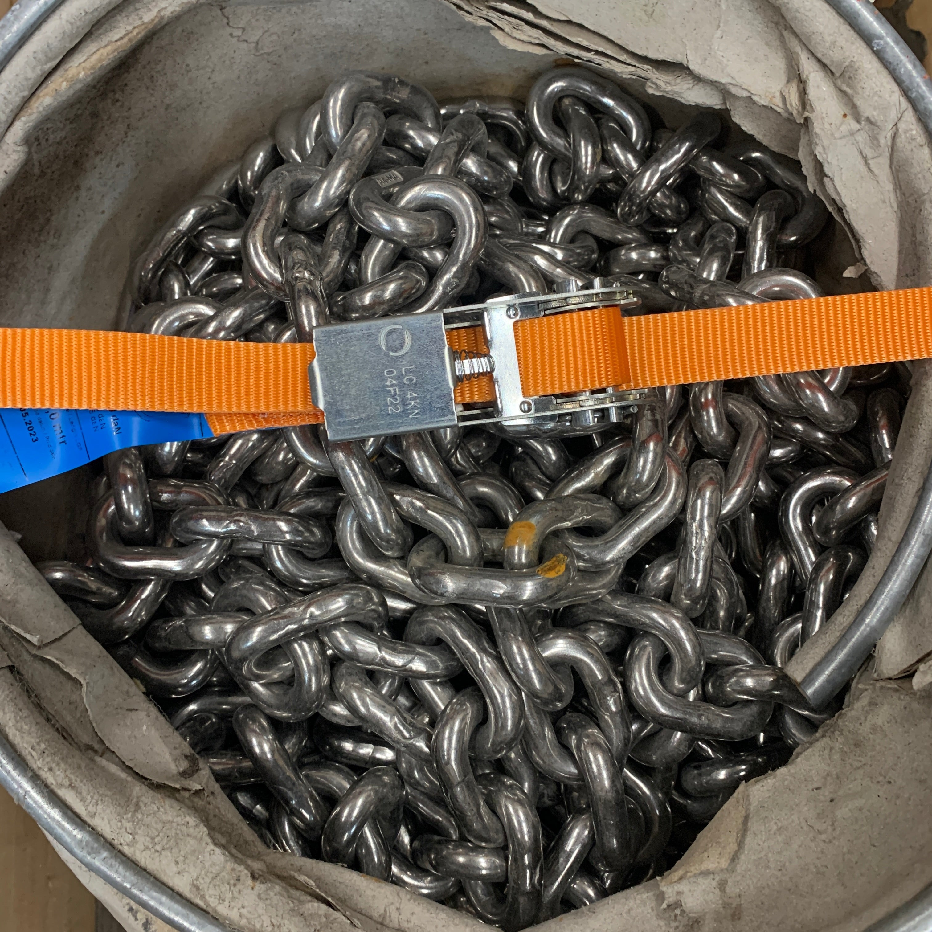 ステンレスアンカーチェーン 13 mm|50 m|Din766 - M8070-5-13X50