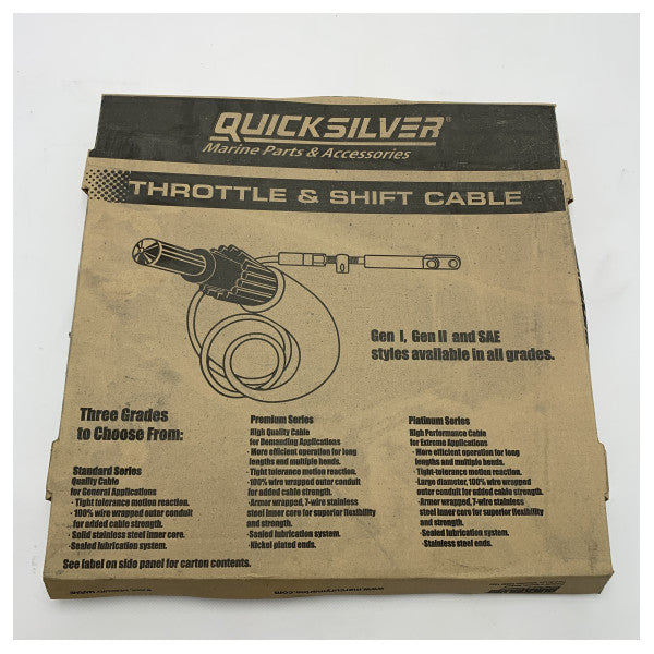 Quicksilver Mercury G2 17ft Premium Marine Throttle and Shift Cable � Controllo durevole del motore fuoribordo