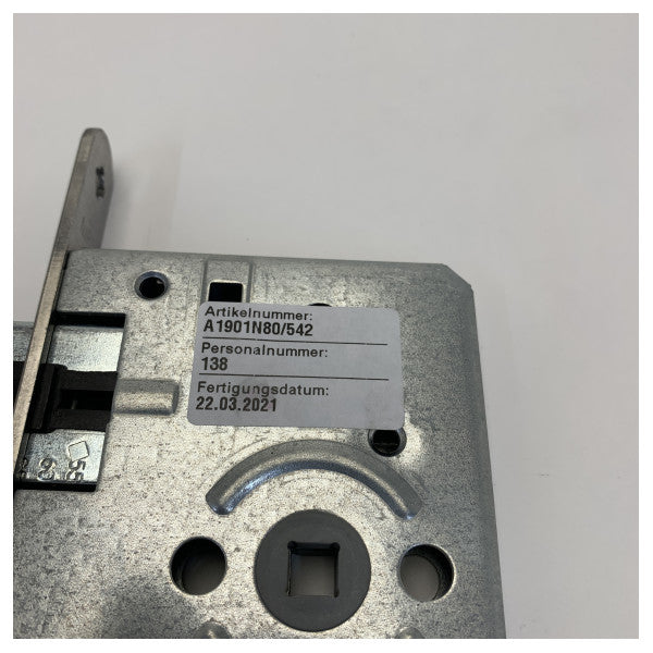 Einsteckschloss ES 19 WC Built-in lock - Hanse Yachts Hardware