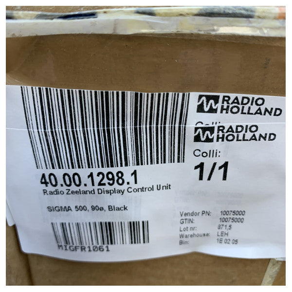 Radio Zeeland Sigma 500 Combi Pilot Controller Anzeige