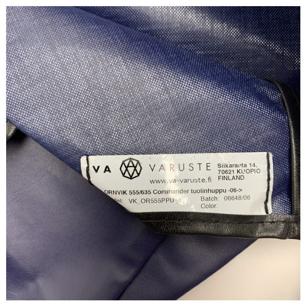 Quicksilver 555 and 635 pilot seat cover navy blue - 8M0056949