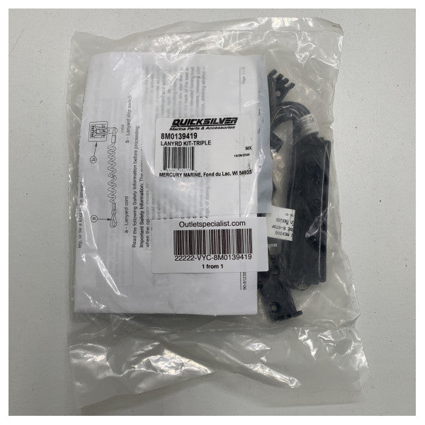 Mercury Mercruiser tripple engine safety kill switch - 8M0139419