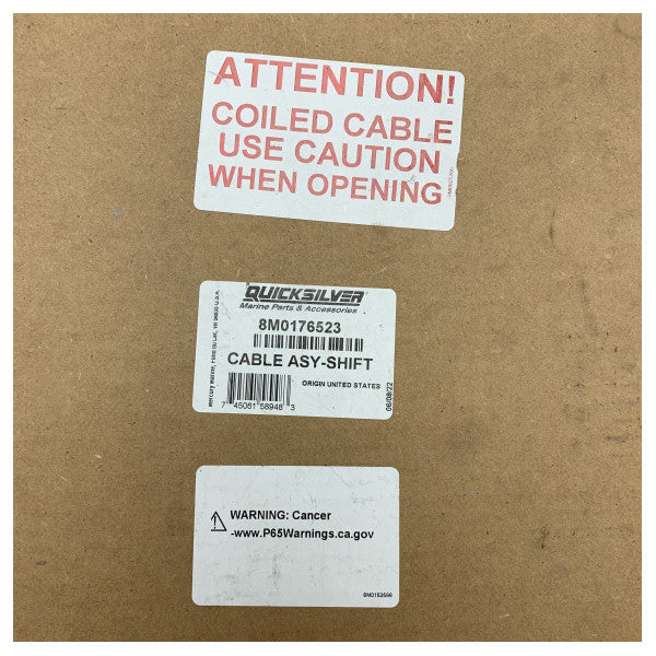 Морський трос перемикання швидкостей 8M0176523 Міцний кабель управління катером, стійкий до морської води та ультрафіолету