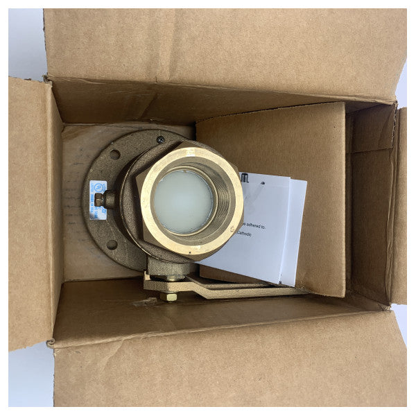 Perko 2-tums havskran i brons med ventil - 0805009PLB