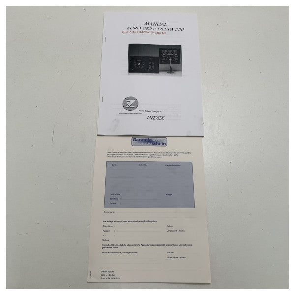 Radio Zeeland EURO 550 professionelt autopilotsæt 24V - EURO550D/90DEG