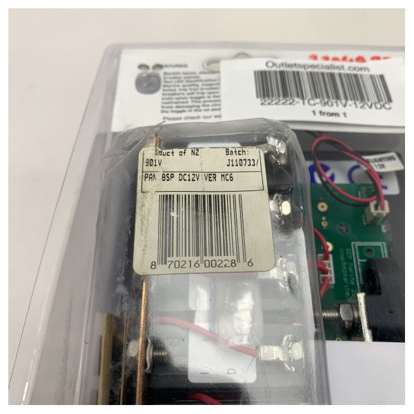 BEP devre kesici panel DC 12V 8 fonksiyon - 901V-12VDC