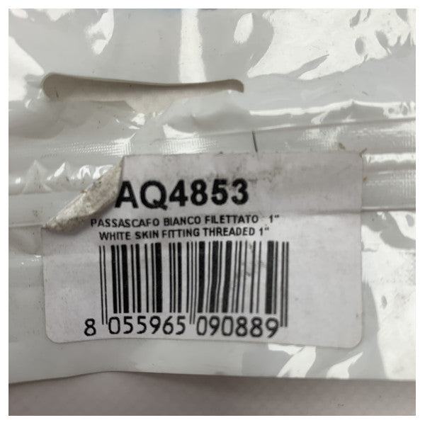 Trudesign Truhull 1 inčni plastični izlaz bijela - 90423