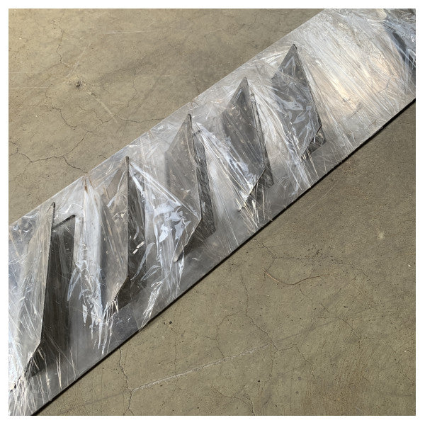 Stainless Steel Engine Exhaust Grill 120 x 18 cm