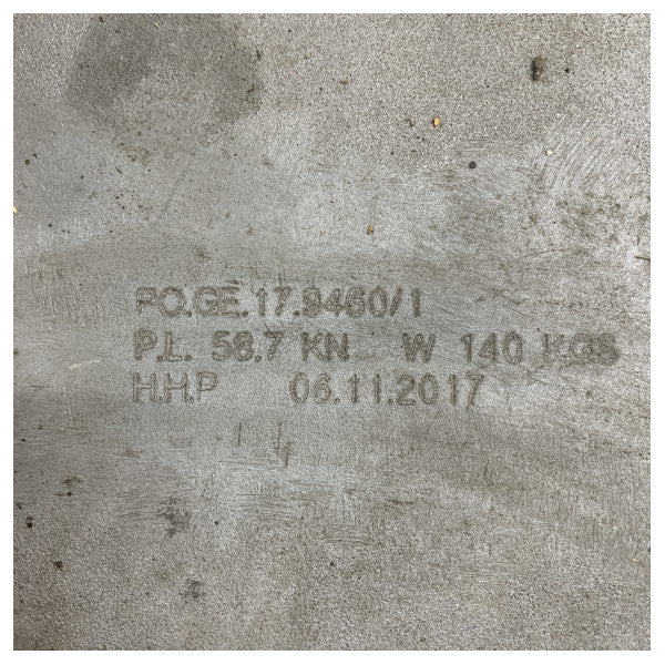 Bazen PTW HHP Sidro 140kg Galvanizirano - Nije uravnoteženo