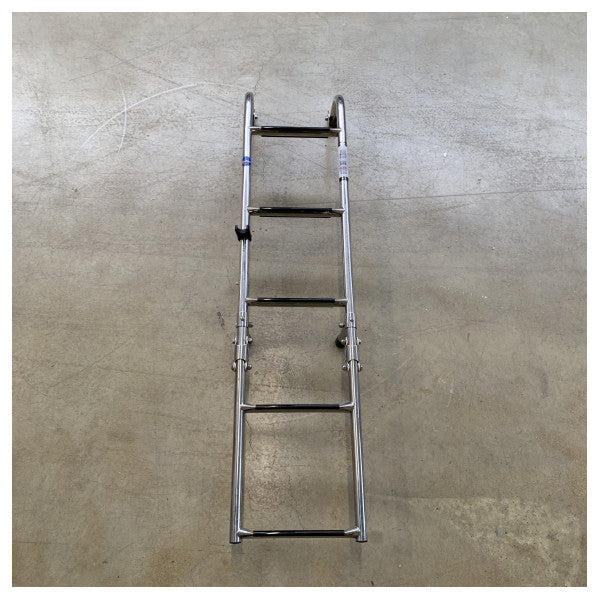 Allpa 9069802 paslanmaz çelik 4 basamaklı deniz yüzme merdiveni