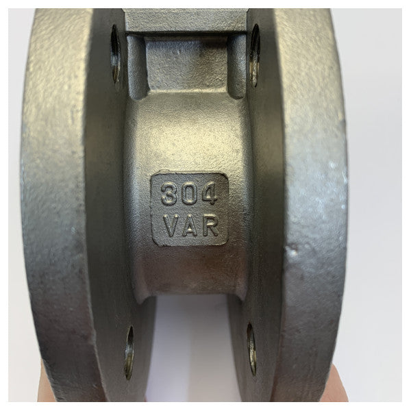 VAR Italien Rustfrit Stål 304 Flanged Boldventil DN40